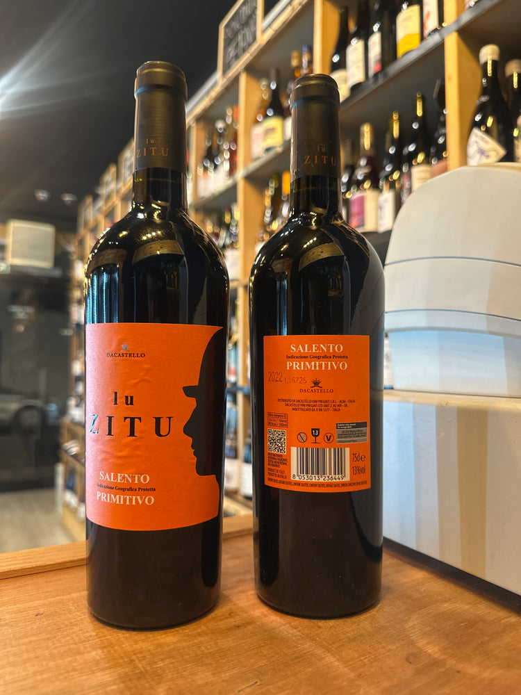 Dacastello Salento Primitivo Lu Zitu I.G.T. 13%