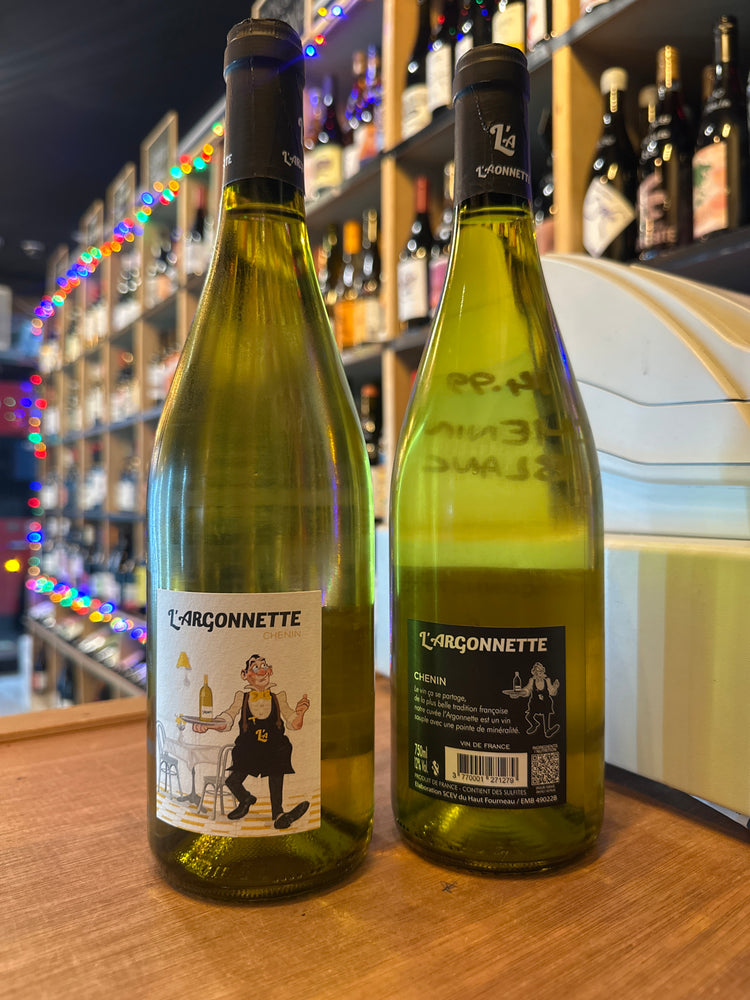 La Argonette Organic White Wine - Chenin Blanc France 12% ABV
