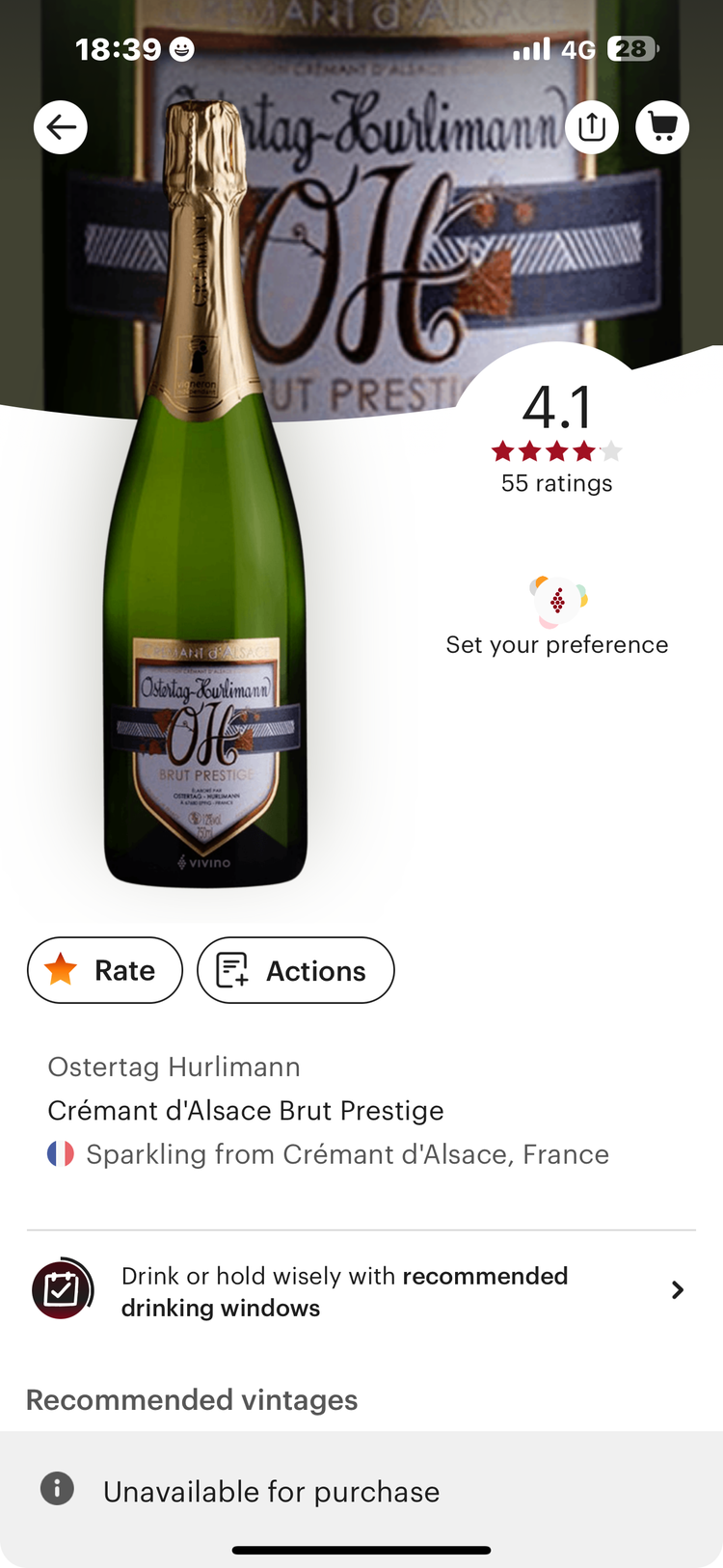 Ostertag Vignoble D´E Crémant Brut cuvee Prestige -brut - alsace